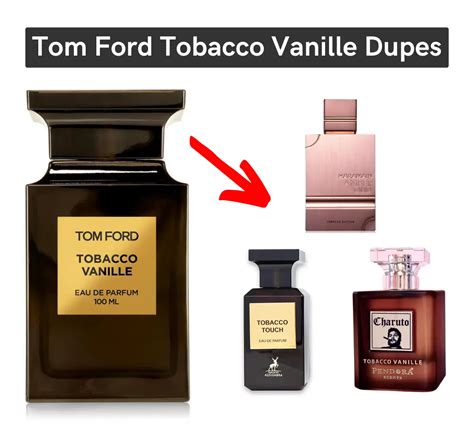 tobacco vanille by tom ford dupe